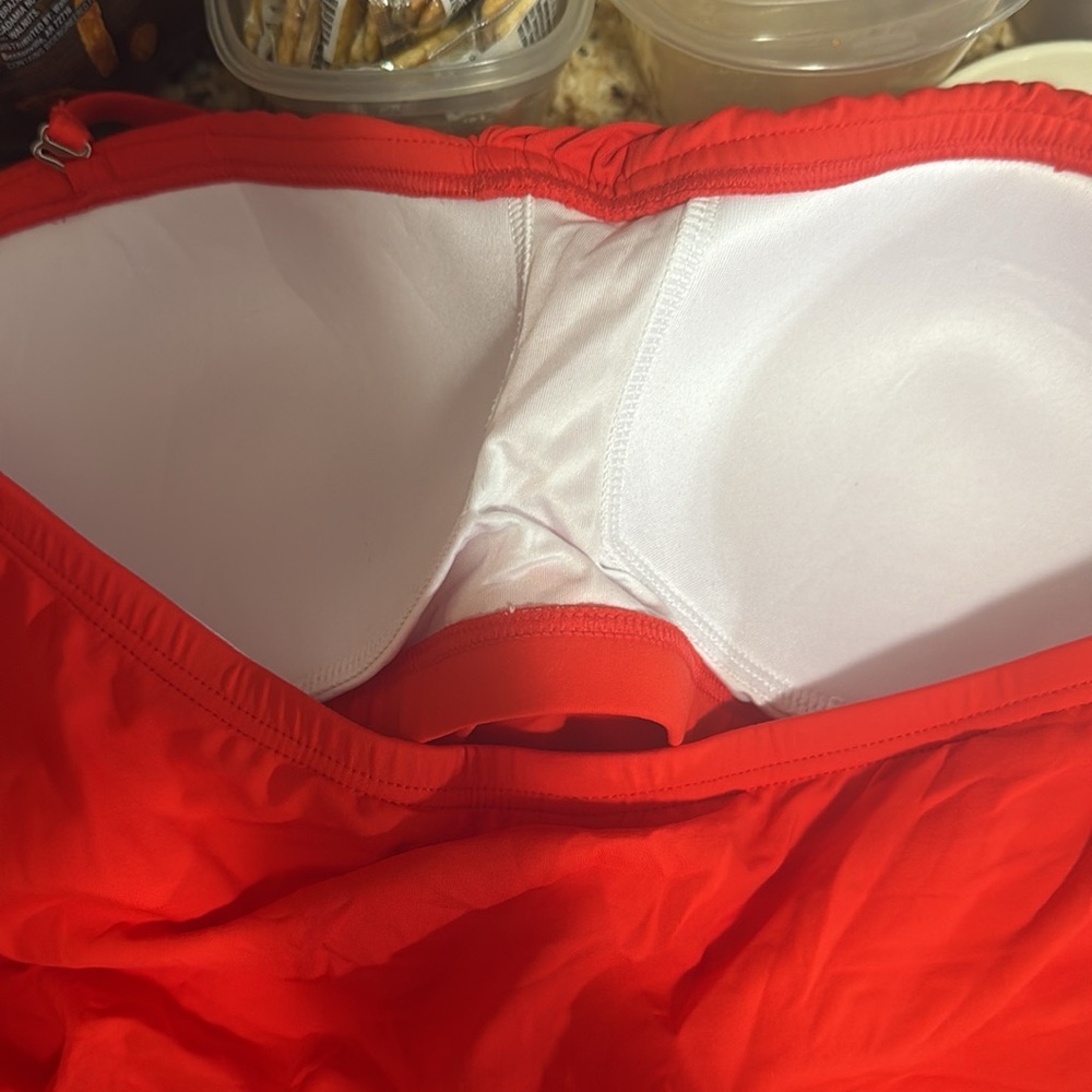 Red Tankini size L. NWT - Picture 6 of 8